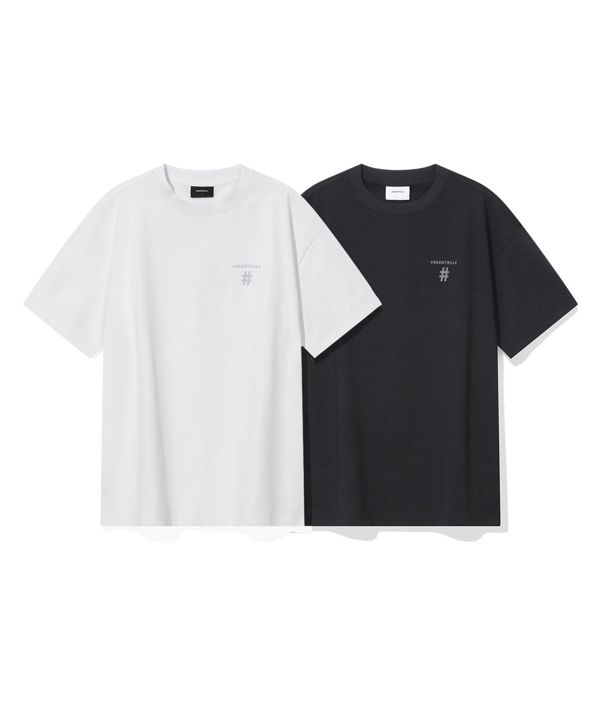 빈트릴(BEENTRILL) 썸머 뉴테크 티셔츠(화이트)
