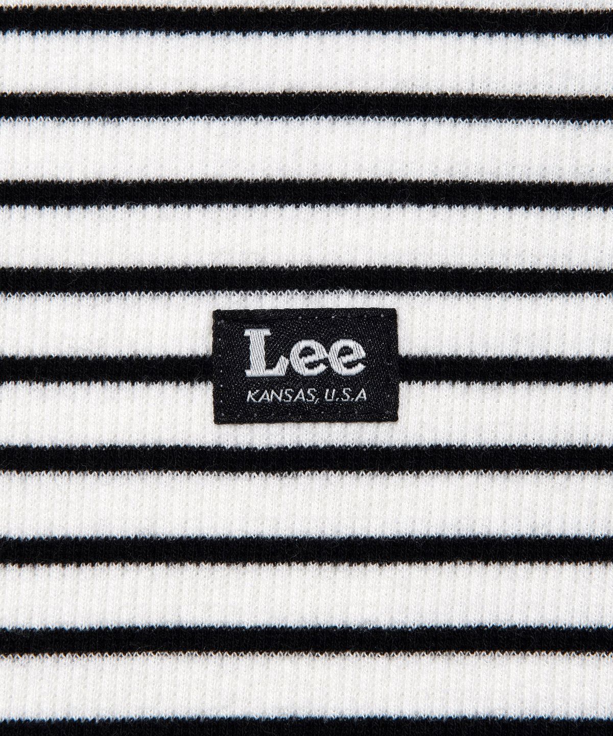 리(LEE) 우먼 스트라이프 긴팔 티셔츠 화이트