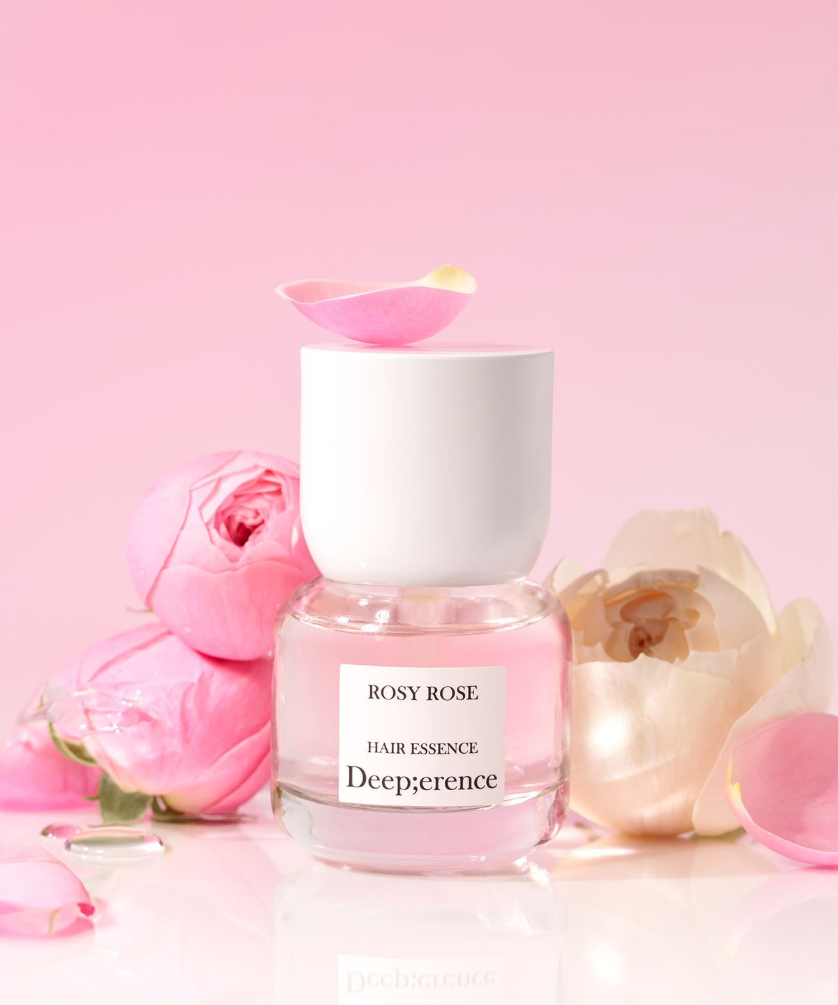 딥퍼랑스(DEEPERENCE) [로지로즈 라인/쇼핑백증정] 퍼퓸 헤어 샴푸 300ml + 퍼퓸 헤어에센스 30ml + 로즈 헤어타이