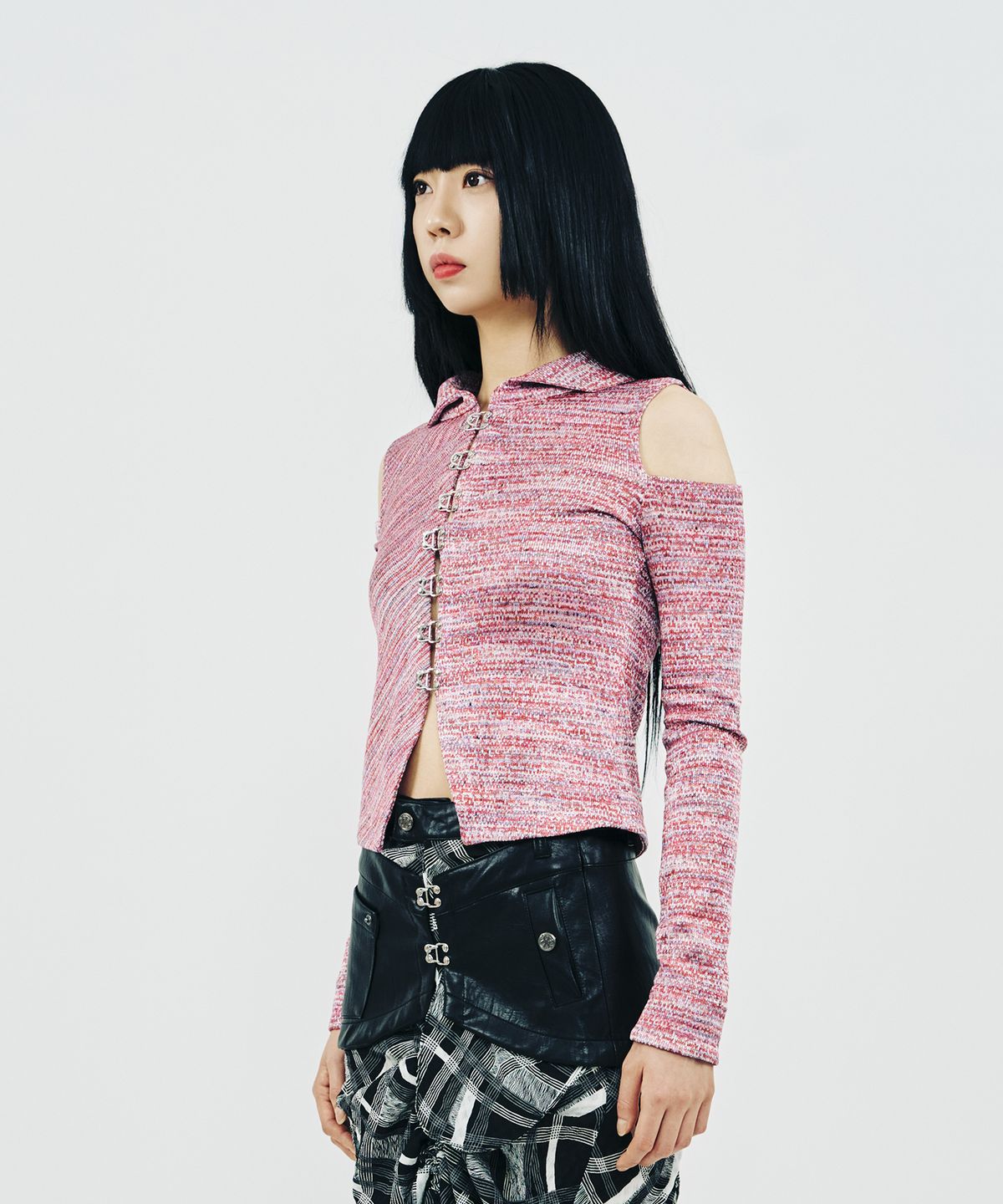 페노메논시퍼(PHENOMENON SEEPER) UNBLANCE CARDIGAN