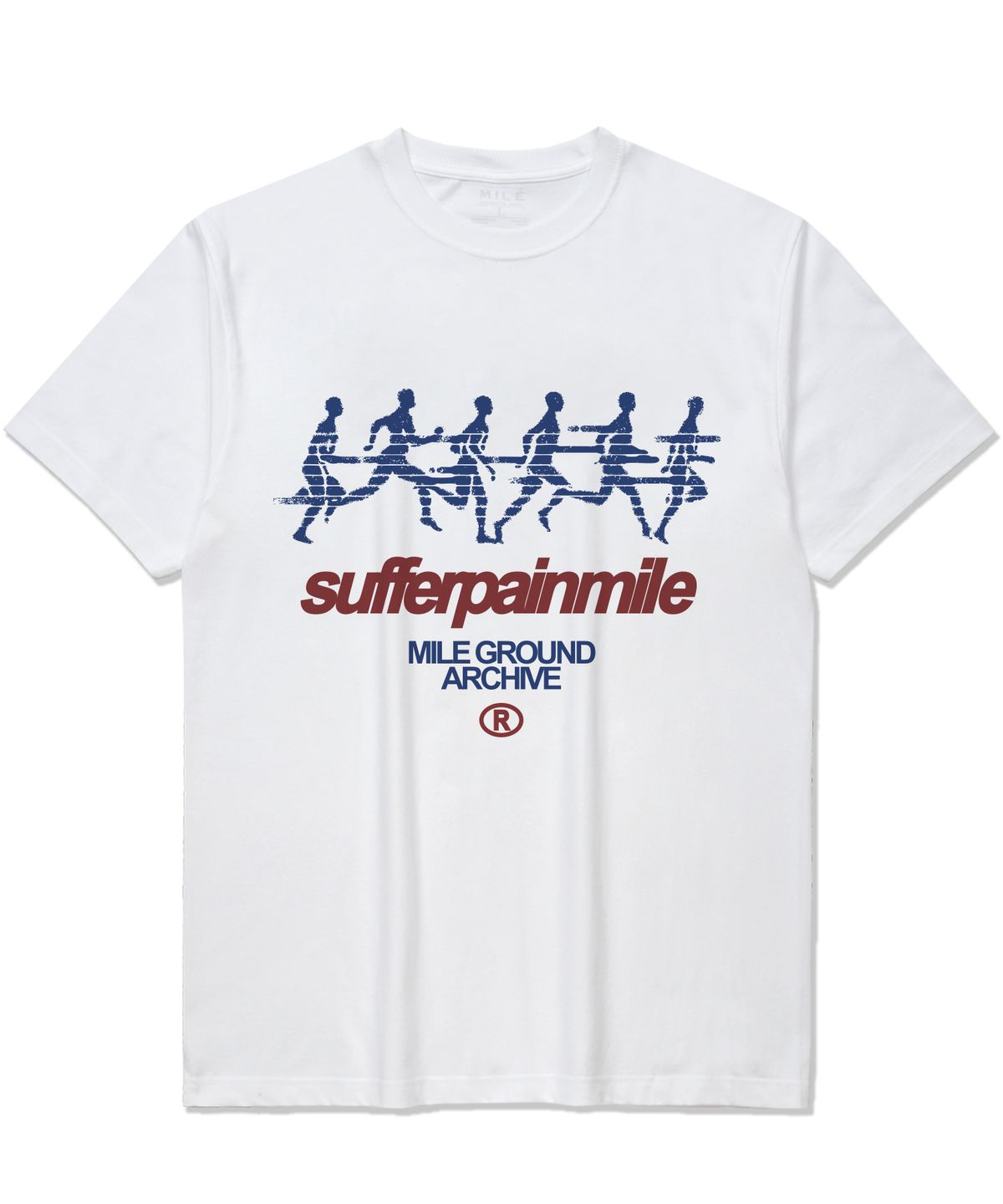 더마일(THEMILE) SUFFERPAIN MILE CREW [WHITE]