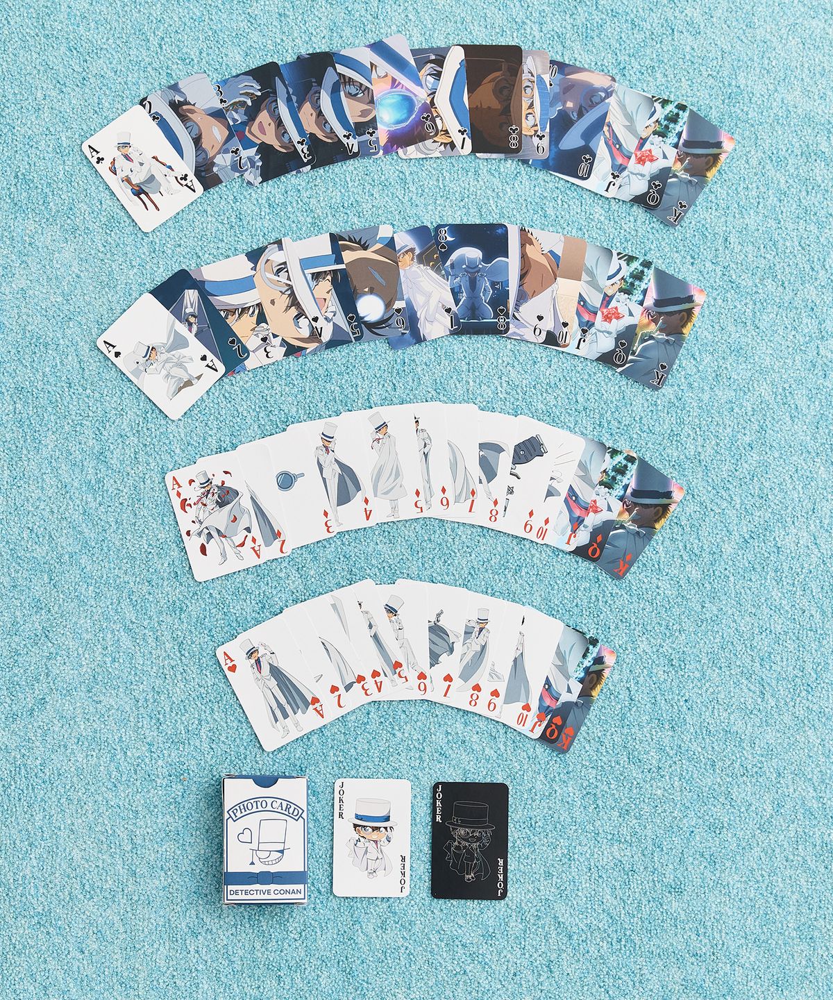 댄꼼마(DANCOMMA) 명탐정 코난 괴도키드 트럼프 포토카드 세트