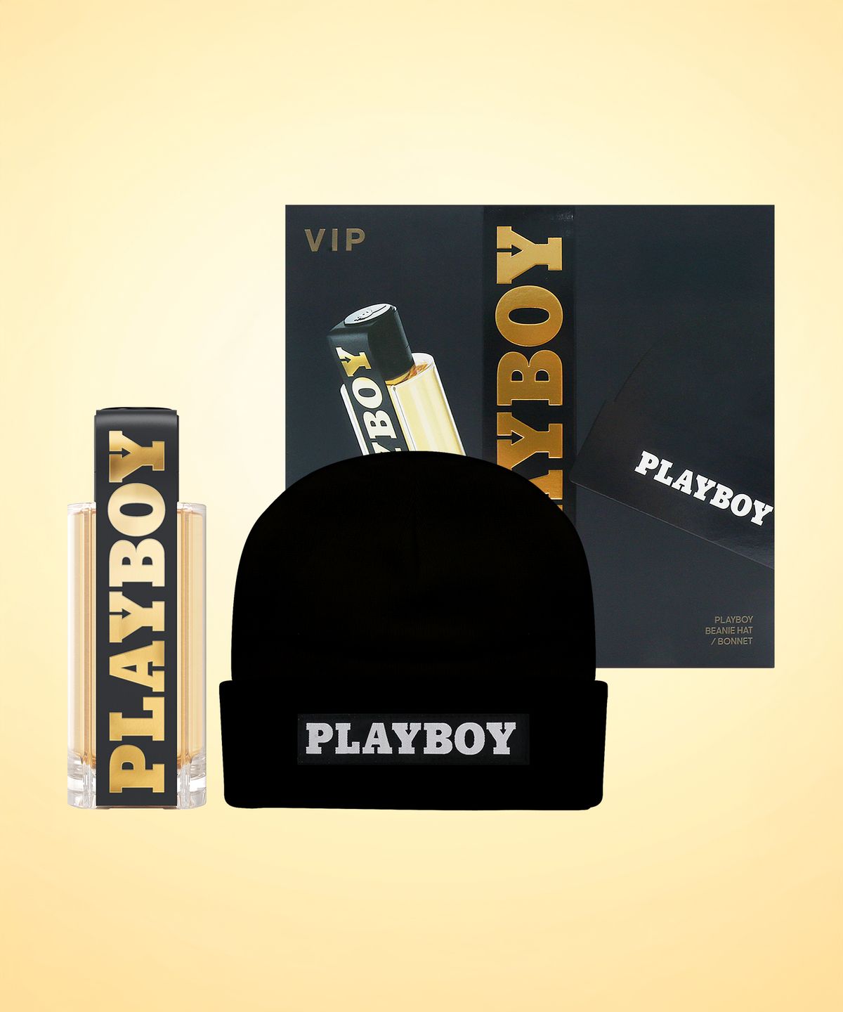 플레이보이 퍼퓸(PLAYBOY PERFUME) 브이아이피 EDT 60ML+모자 기프트 세트
