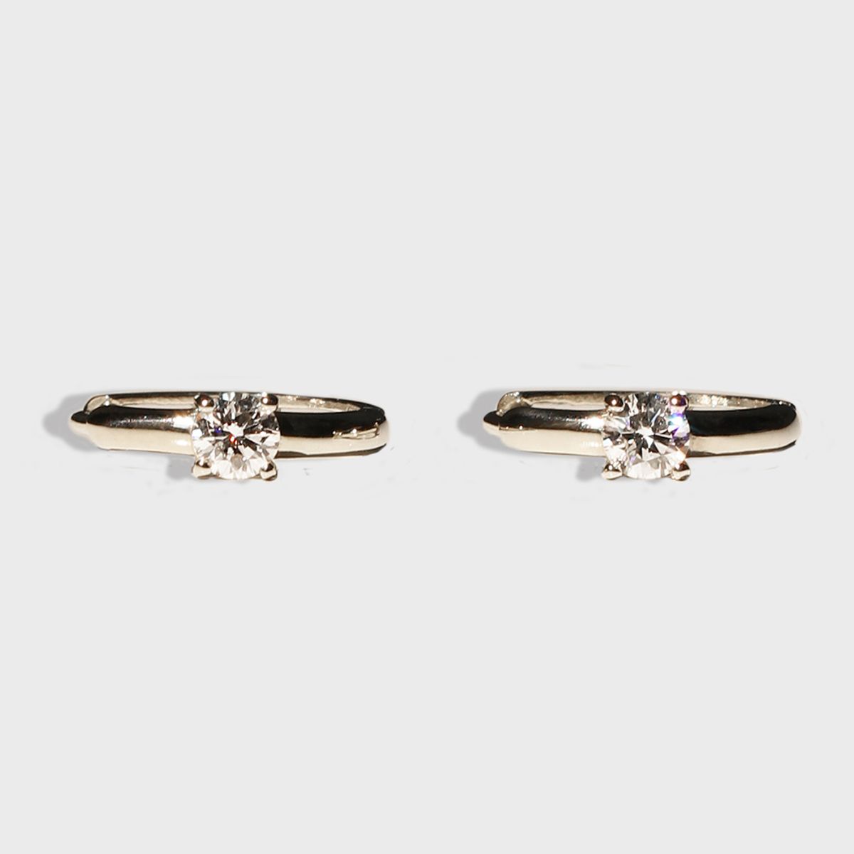 러비앤비(LOVEENB) [14K gold]  베이직 1부 랩다이아몬드 링 귀걸이
