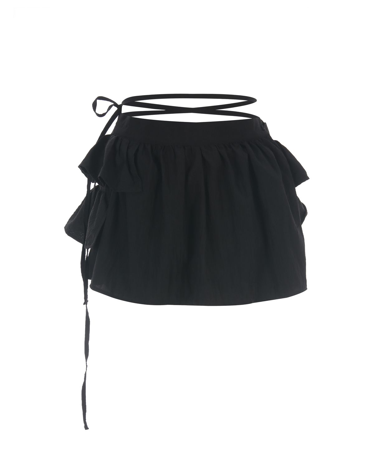 더블에스씨 아카이브(WSC ARCHIVE) Dual Layer 2-way wrap skirt 001