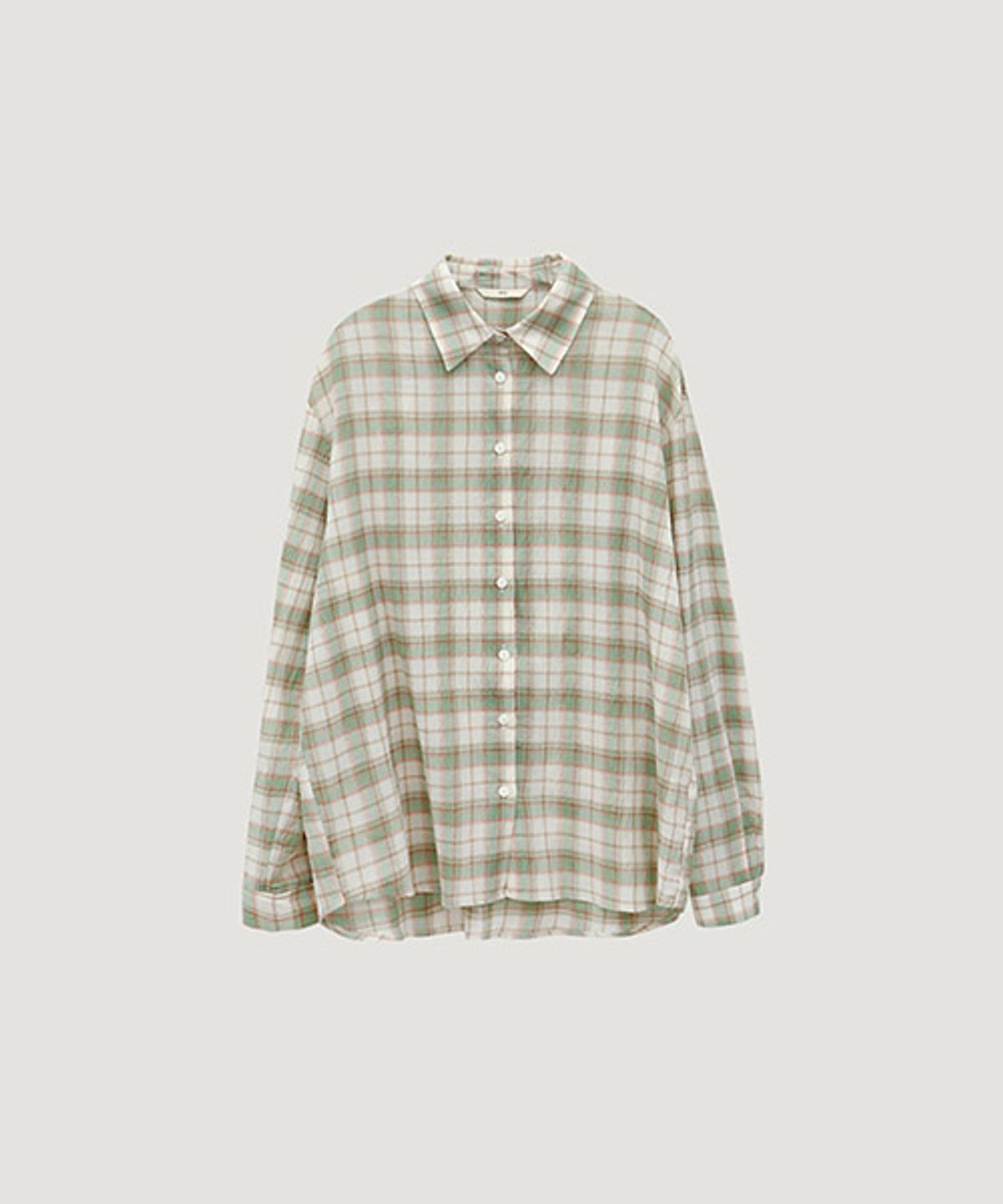 디애니(THE ANY) Tartan Boxy Shirt