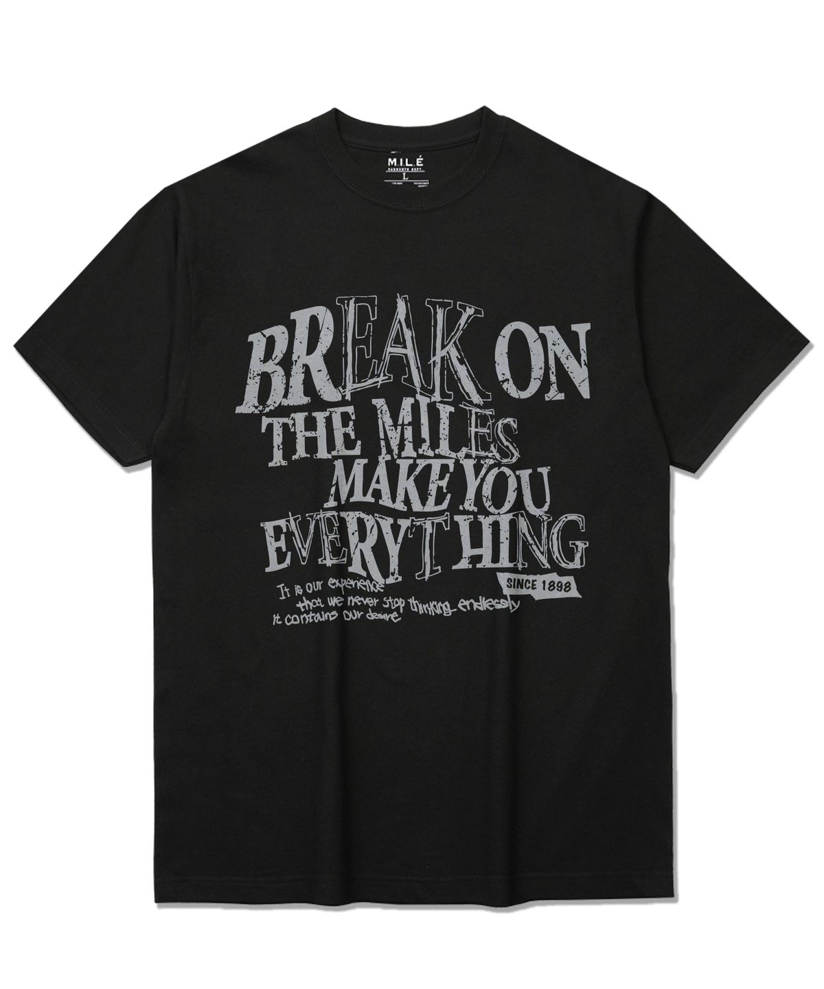 더마일(THEMILE) BREAK ON CREW [BLACK]