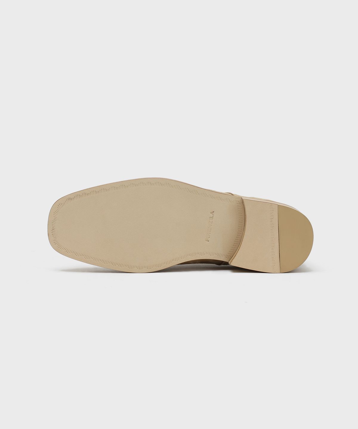 피렌체 아뜨리에(FIRENZE ATELIER) [홍창] Merlin_미니멀 세미스퀘어 더비 8430 [ASH BEIGE SUEDE]