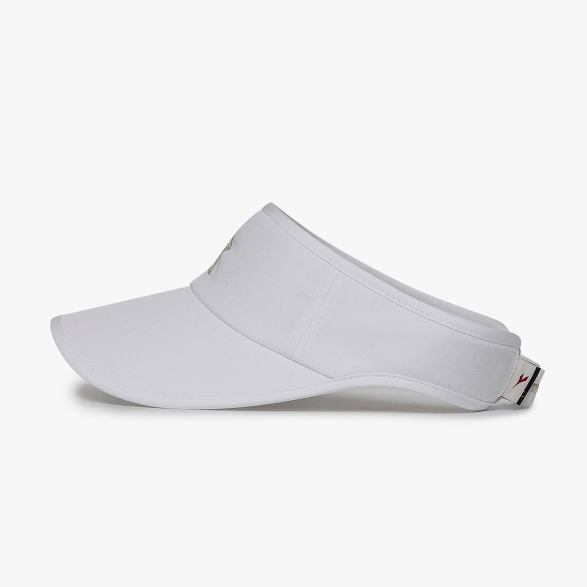 디아도라(diadora) 크로스코트 로고 바이저 WHITE