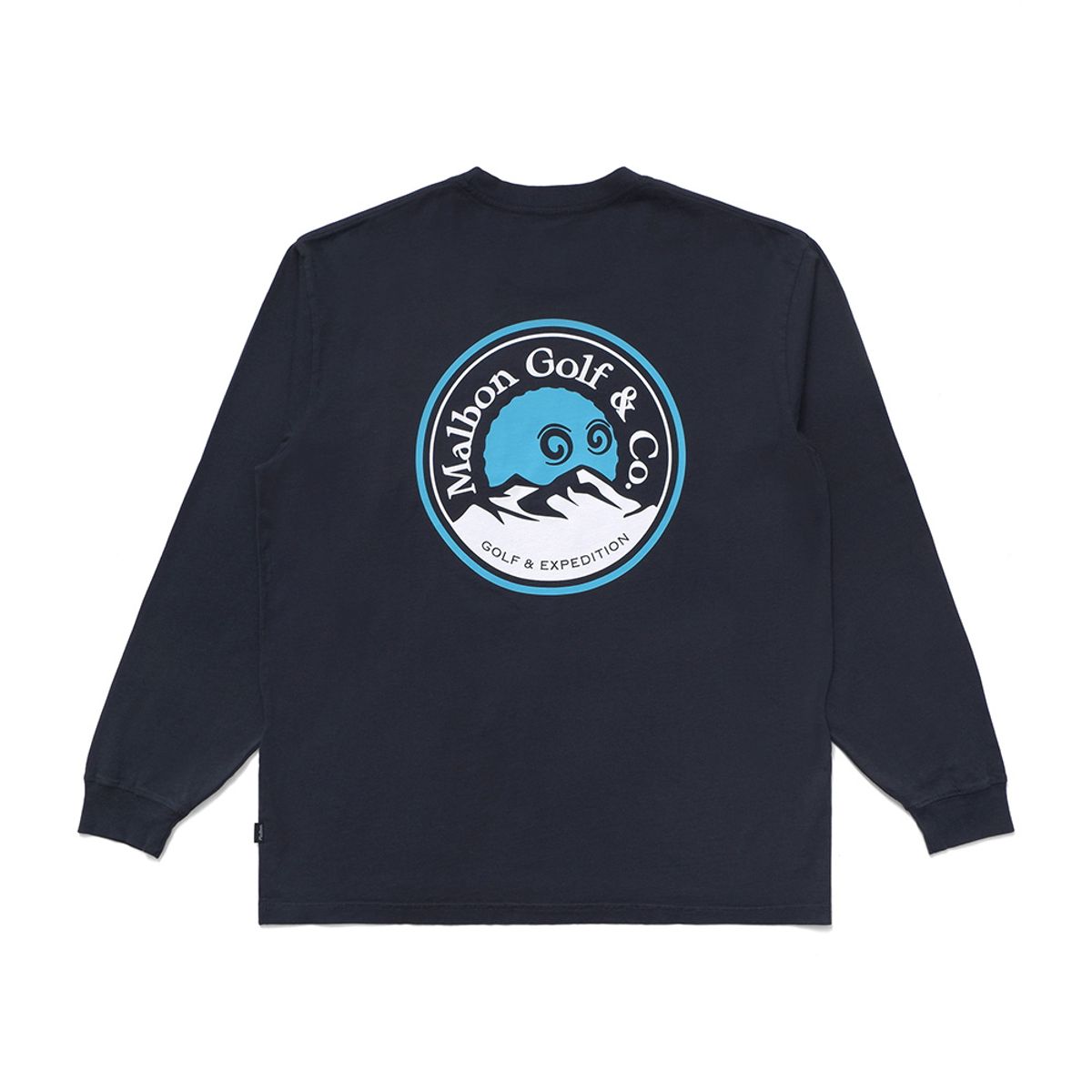 말본 골프(MALBON GOLF) [OUTDOORS CLUB] 익스페디션 롱슬리브 티셔츠 NAVY (MAN)