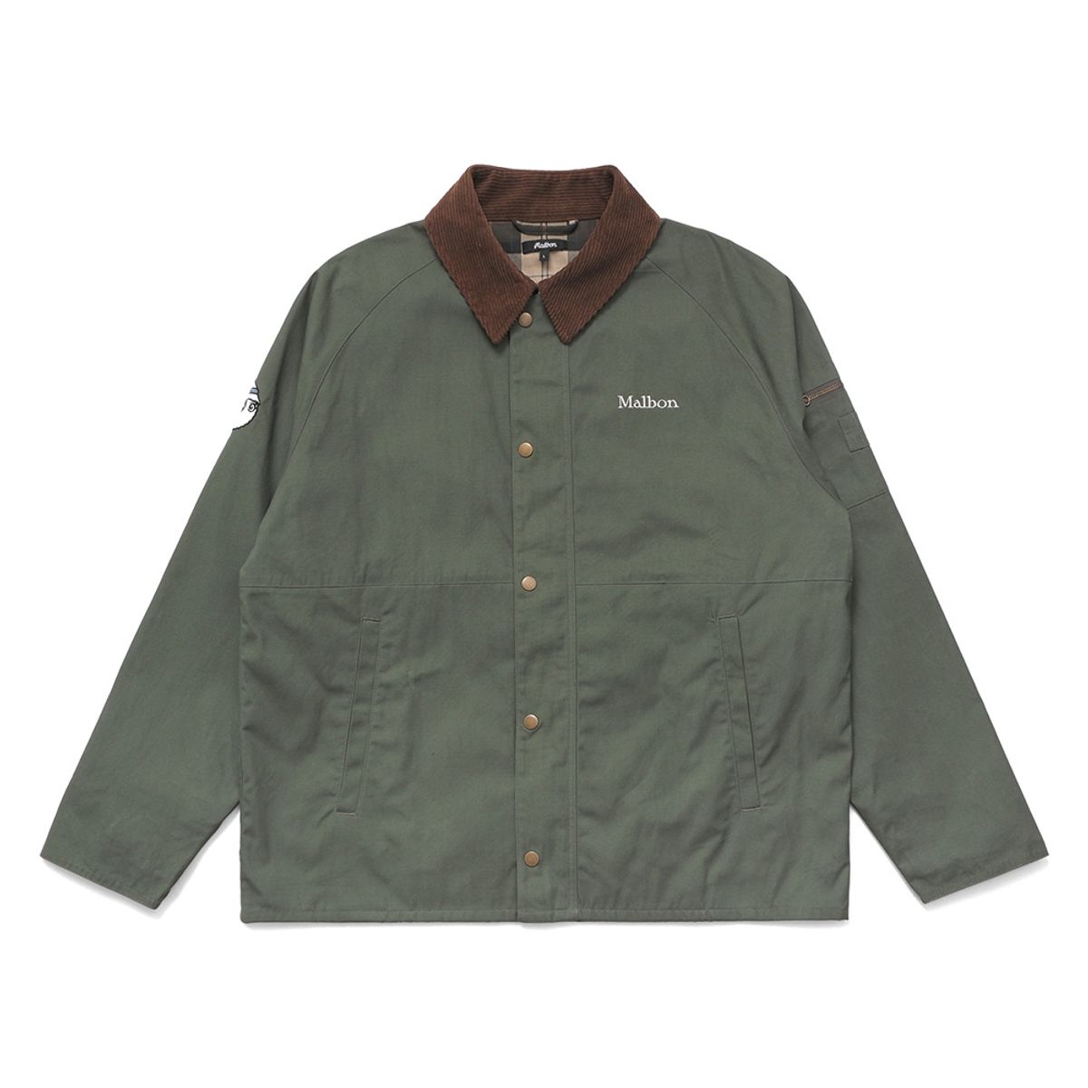 말본 골프(MALBON GOLF) [OUTDOORS CLUB] 보우맨 피싱 자켓 SAGE GREEN (MAN)
