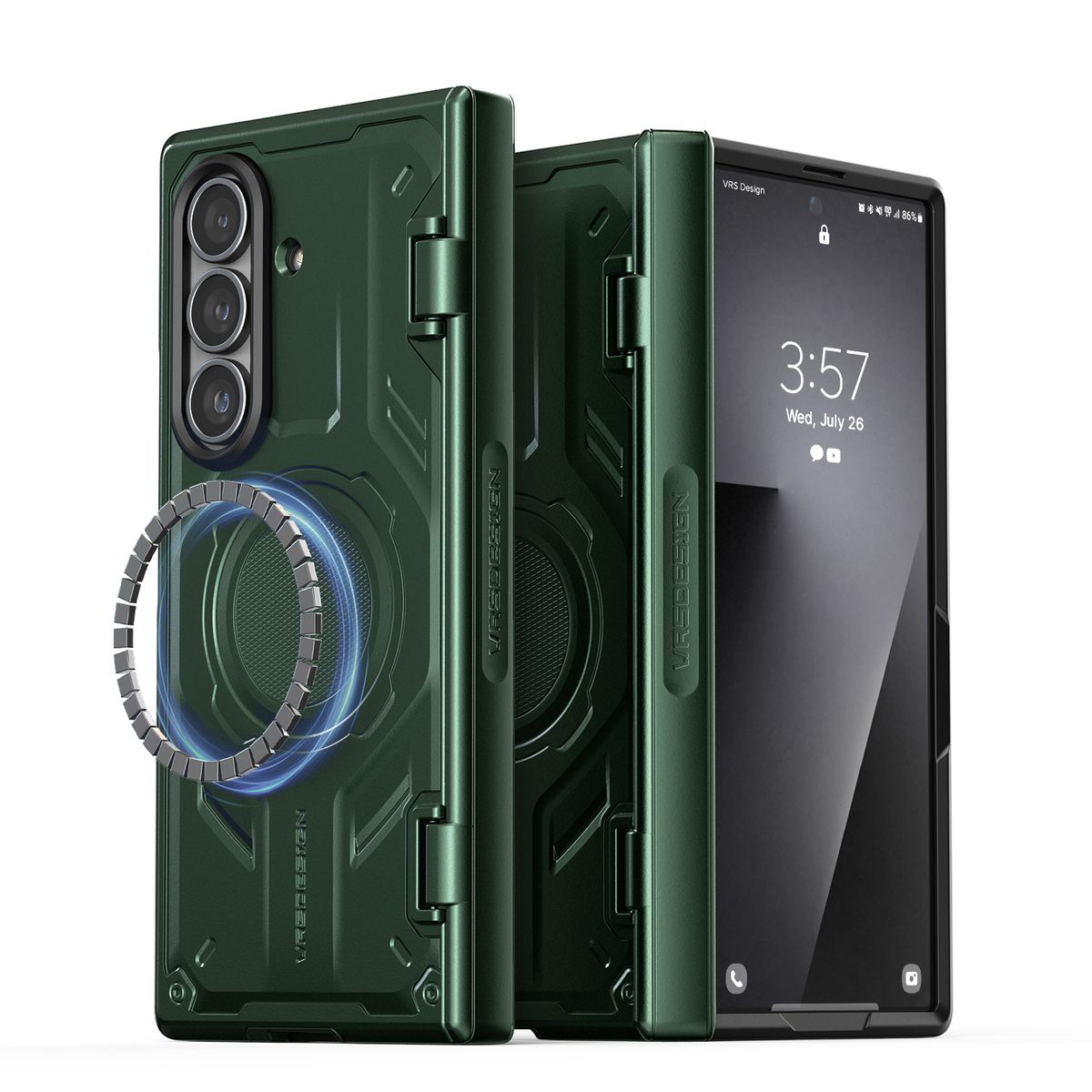 베루스(VRS DESIGN) 갤럭시 Z폴드7 케이스 맥세이프 자동 힌지보호 휴대폰 케이스 테라가드