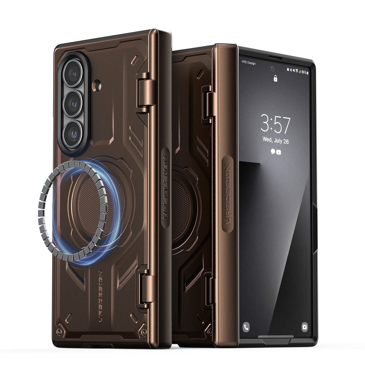 베루스(VRS DESIGN) 갤럭시 Z폴드7 케이스 맥세이프 자동 힌지보호 휴대폰 케이스 테라가드
