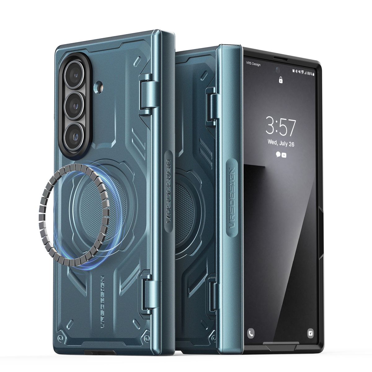 베루스(VRS DESIGN) 갤럭시 Z폴드7 케이스 맥세이프 자동 힌지보호 휴대폰 케이스 테라가드