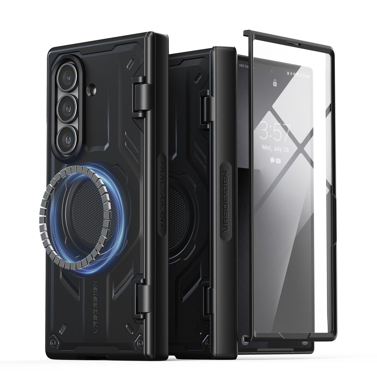 베루스(VRS DESIGN) 갤럭시 Z폴드7 케이스 맥세이프 자동 힌지보호 휴대폰 케이스 테라가드 액티브 360