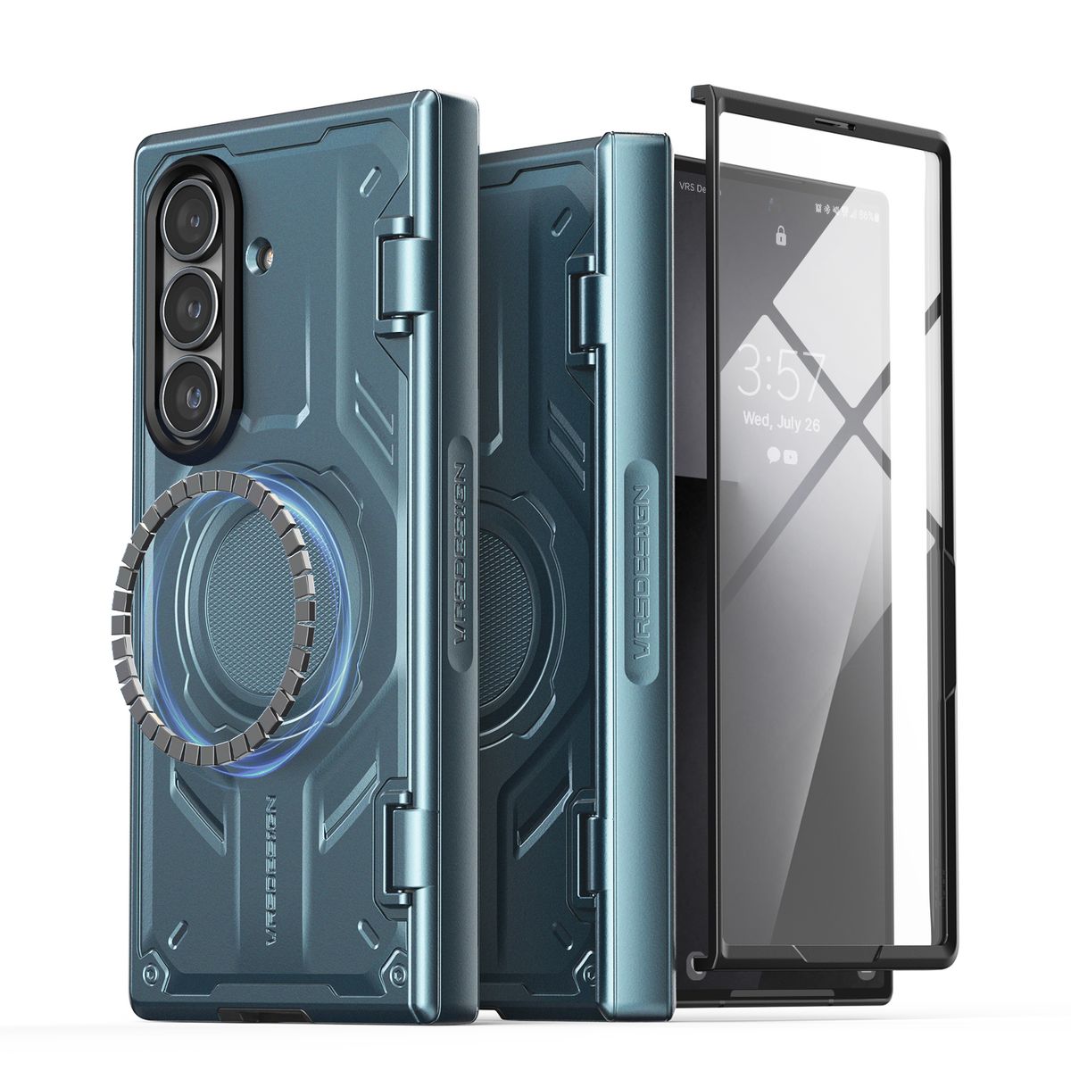 베루스(VRS DESIGN) 갤럭시 Z폴드7 케이스 맥세이프 자동 힌지보호 휴대폰 케이스 테라가드 액티브 360