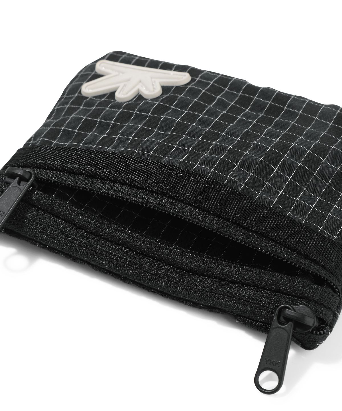 썬러브투어(SUNLOVETOUR) Zip Card Pouch Black Grid
