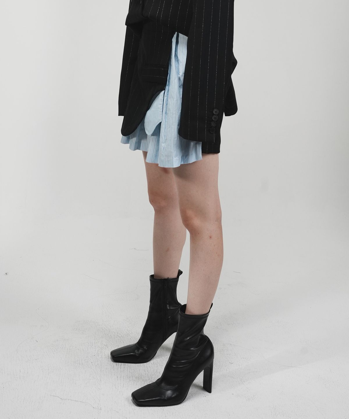 페노메논시퍼(PHENOMENON SEEPER) SHIRT PLEATS SKIRT PANTS
