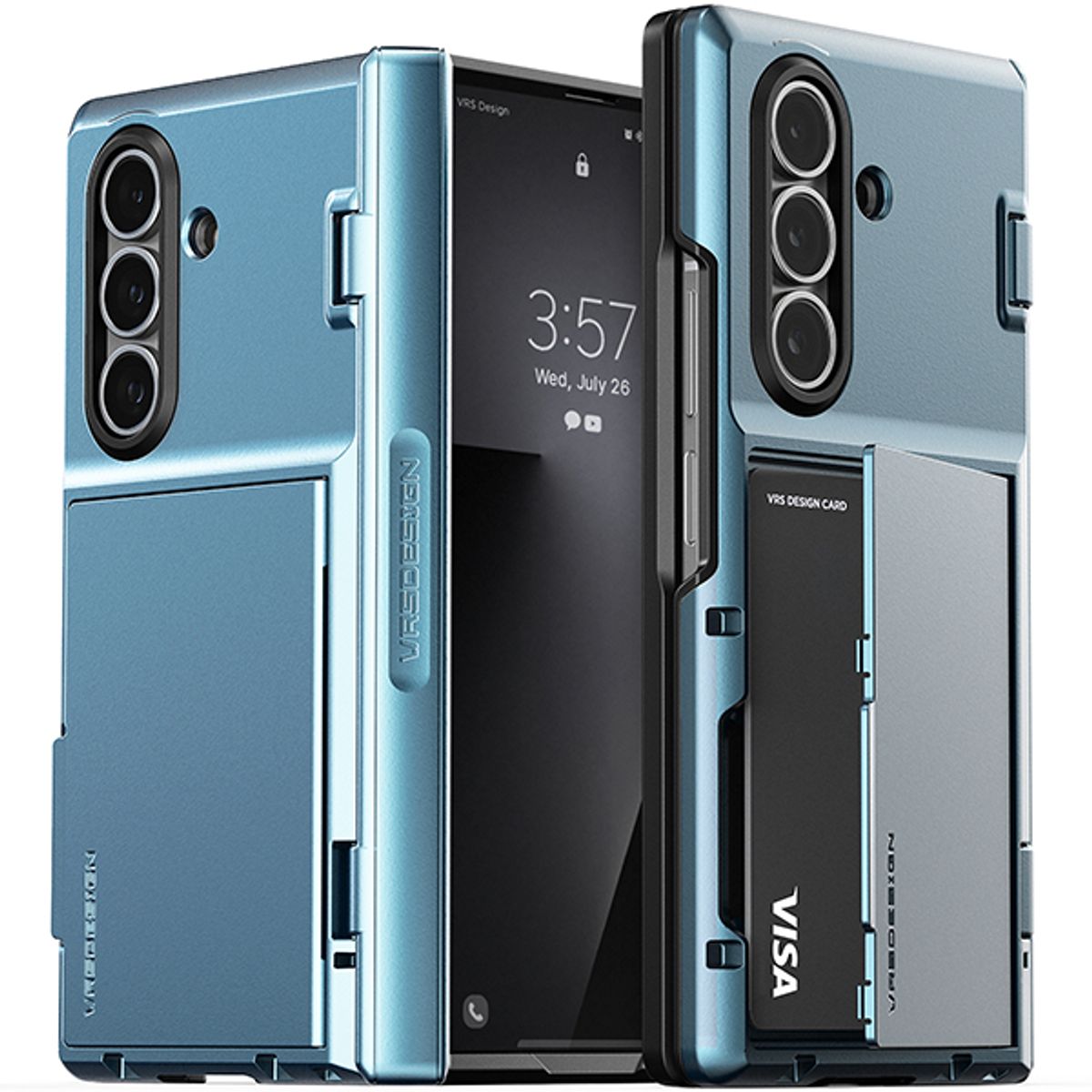 베루스(VRS DESIGN) 갤럭시 Z폴드7 케이스 카드 2장 수납 자동 힌지보호 휴대폰 케이스 모던 고