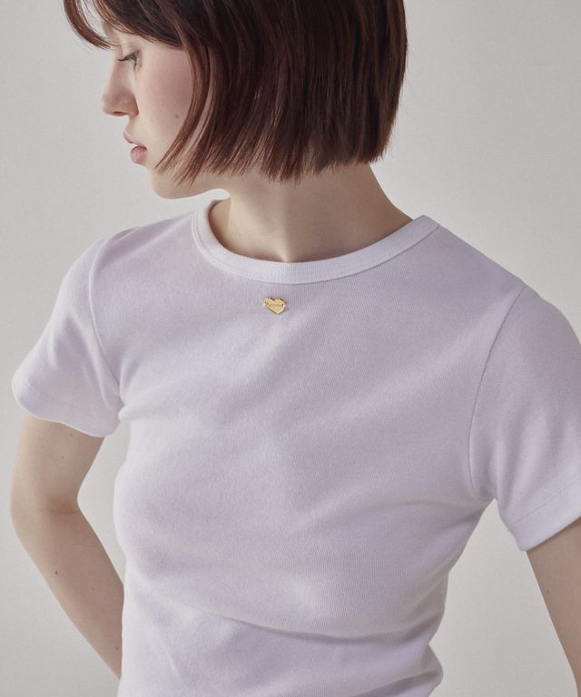 Tシャツ・カットソー RONRON MOSAIC RASPBERRY RIBBON CROP T SHIRT 4BKH165 Rainbow Runner T-Shirt – Organic Cotton & Vibrant Design