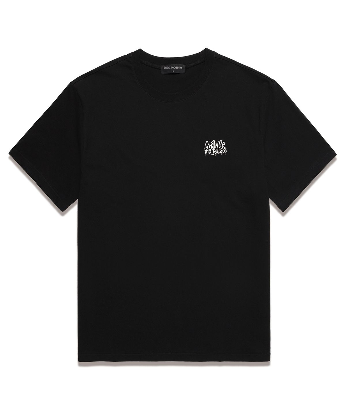 우즈(OUSE) CHANGE THE RULES 반팔 티셔츠 (DS026) 블랙