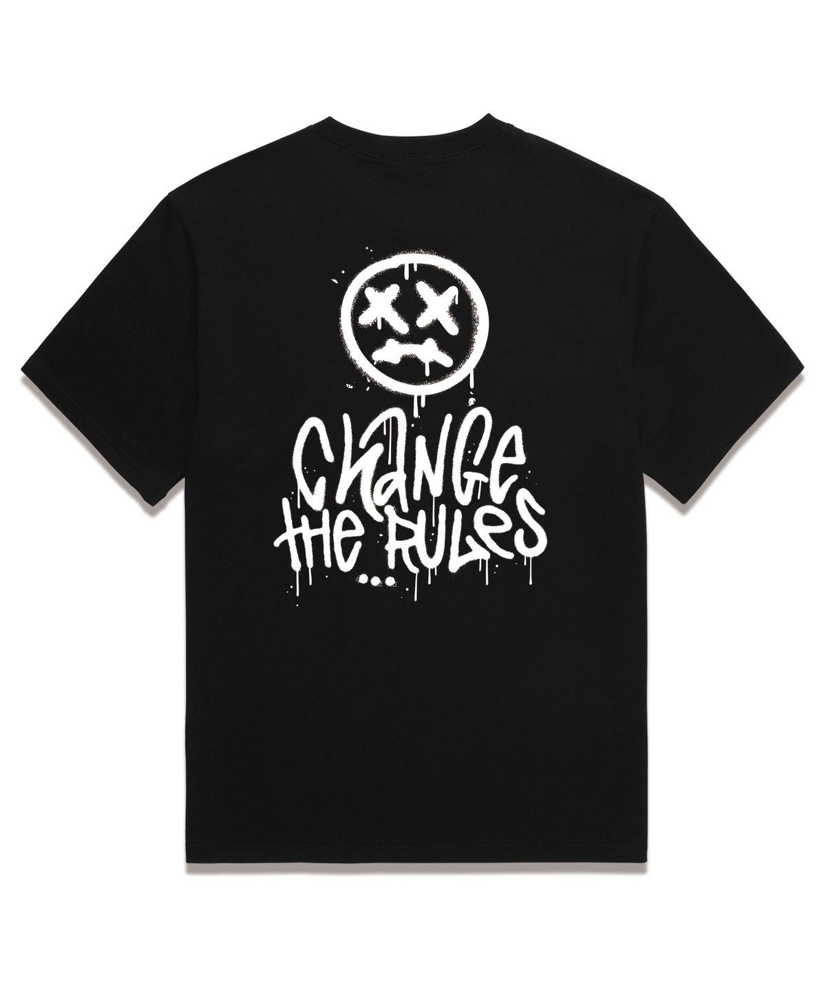 우즈(OUSE) CHANGE THE RULES 반팔 티셔츠 (DS026) 블랙