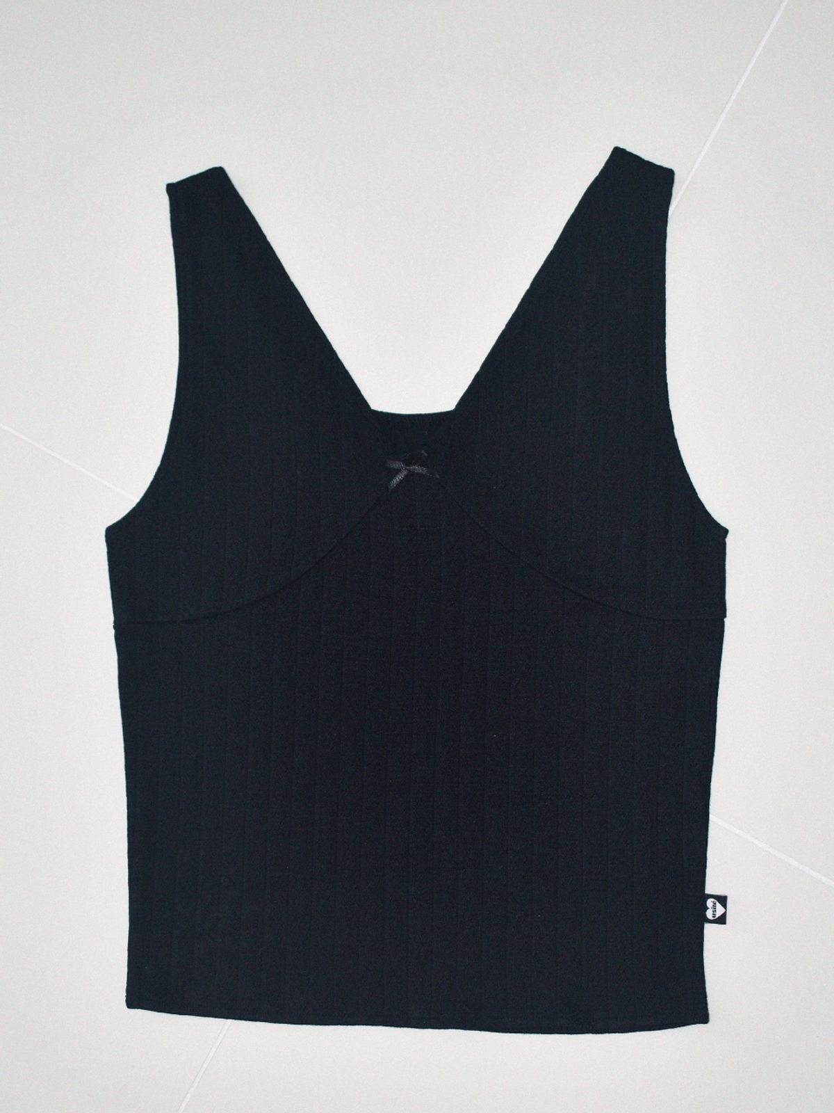 유지떼(USITE) HEART PUNCH SLOW TOP, BLACK 탑 슬리브리스
