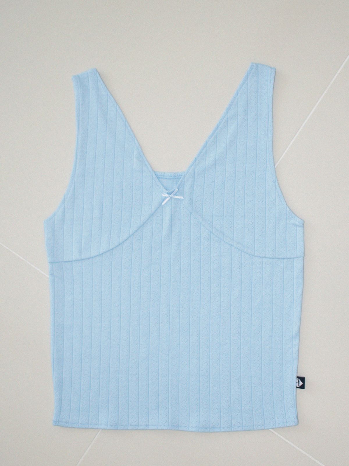 유지떼(USITE) HEART PUNCH SLOW TOP, SKY 탑 슬리브리스