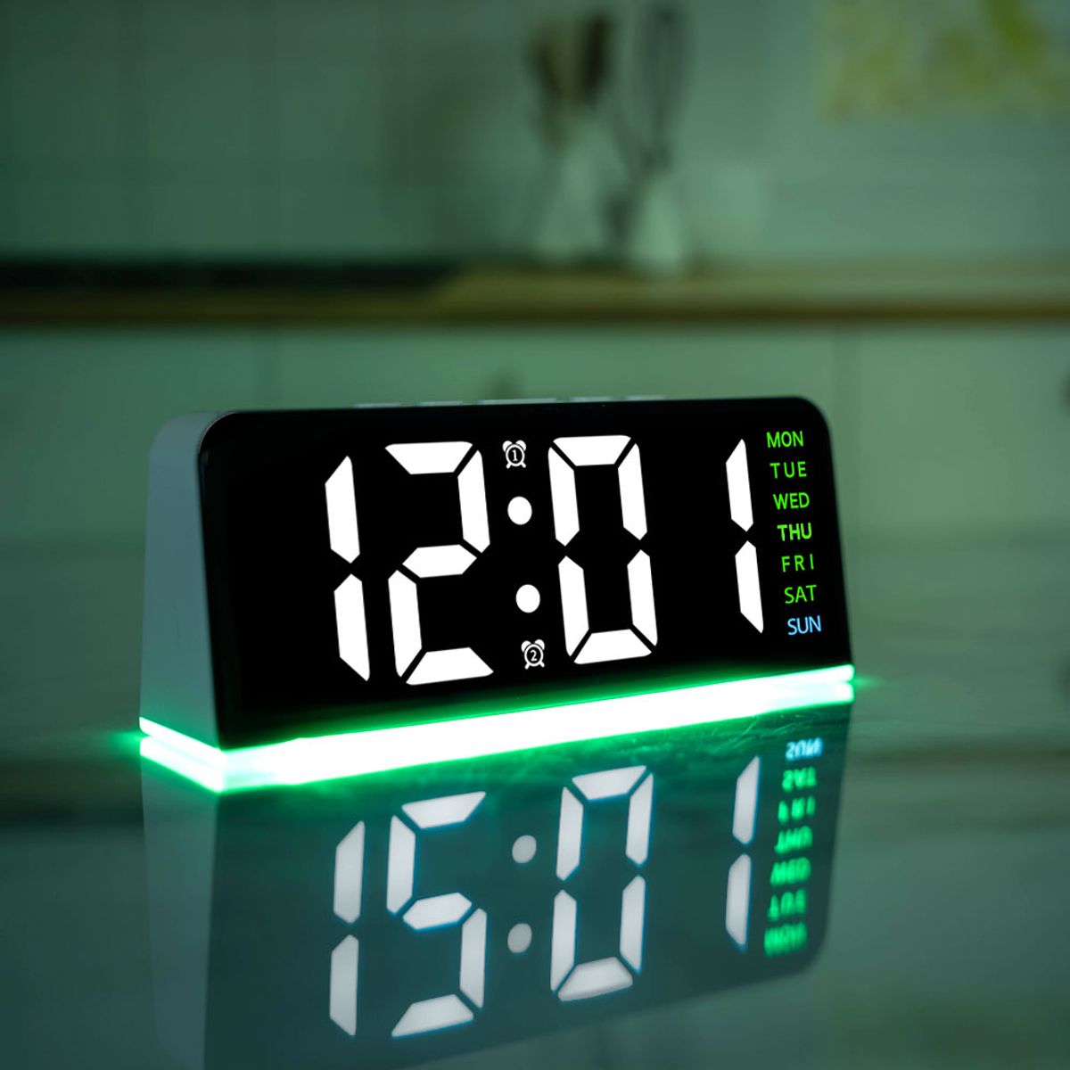 유즈비(USBEE) 유즈비 언더라인 무드등 LED 시계 GH8033
