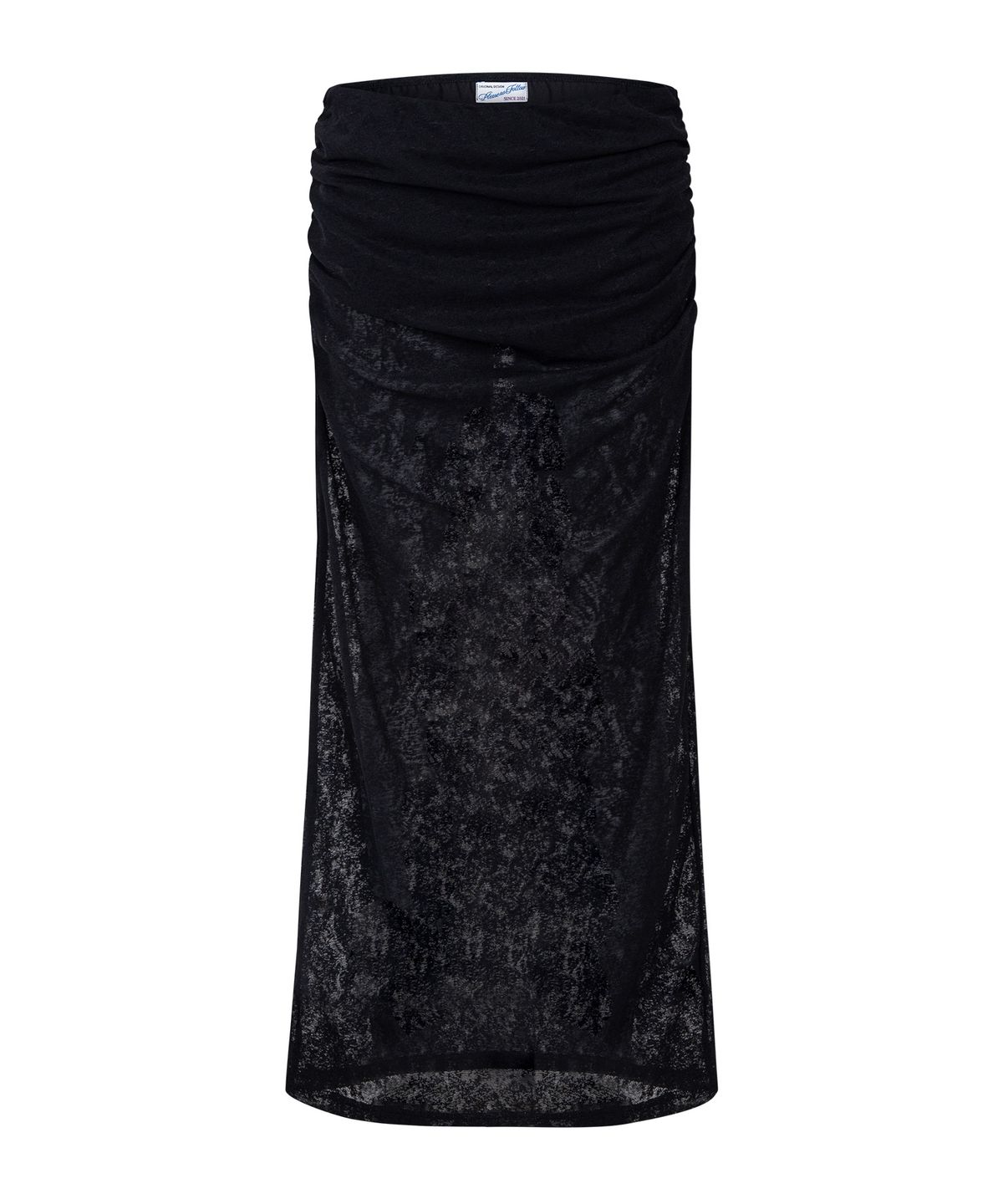 플리즈노팔로우(PLEASENOFOLLOW) Delaney Lace Long Skirt (Black)