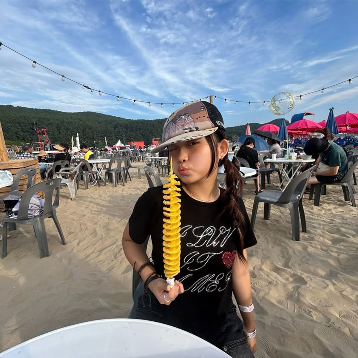 낫뉴(NOT NEW) Basic nn Mesh Cap Camo