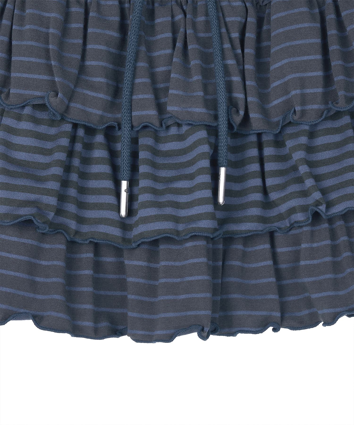 ★eessay★STRIPED CANCAN SKIRT - BLACK★正規品/韓国送料込 MUSINSA公式 | EESSAY STRIPED CANCAN SKIRT - NAVY