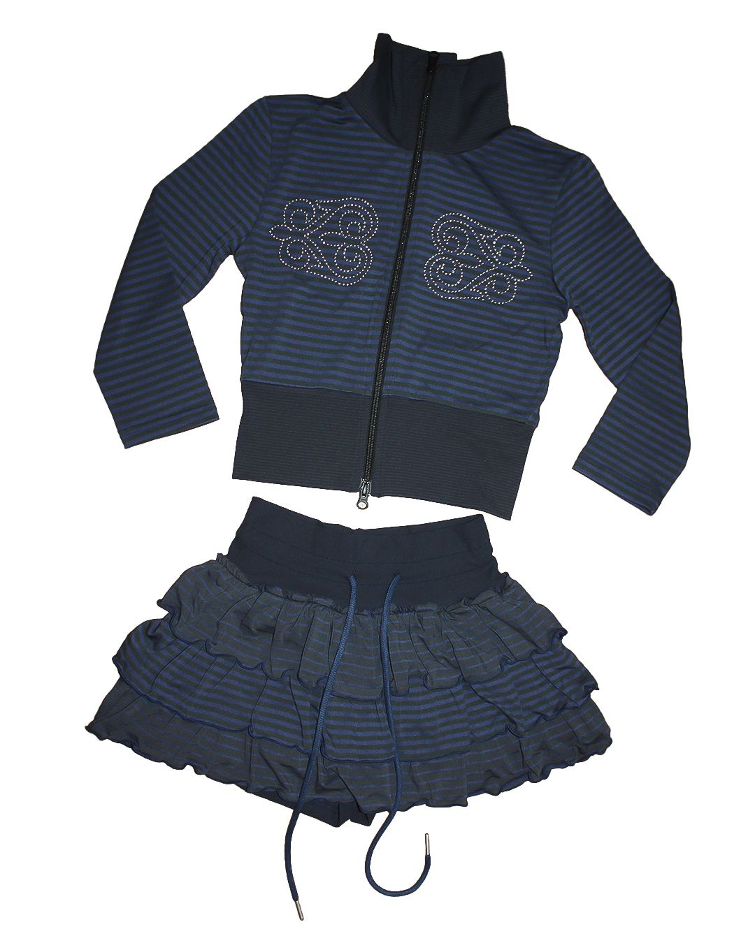★eessay★STRIPED CANCAN SKIRT - NAVY★正規品/韓国送料込 MUSINSA公式 | EESSAY STRIPED CANCAN SKIRT - NAVY