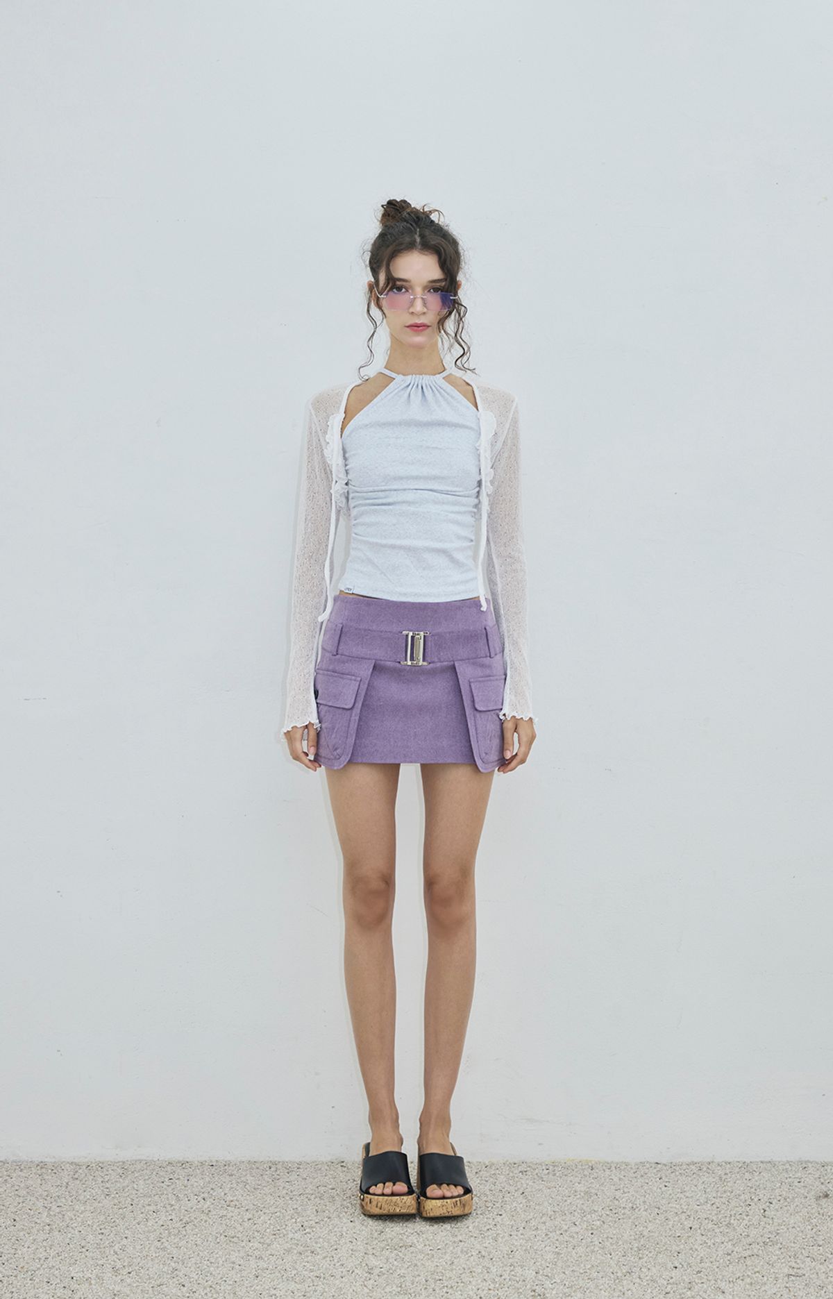 카프리슈(CAPRICIEUX) Faye frill bolero_white