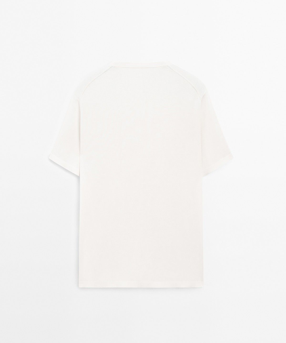 마시모두띠(MASSIMO DUTTI) 100% 코튼 반팔 니트 스웨터