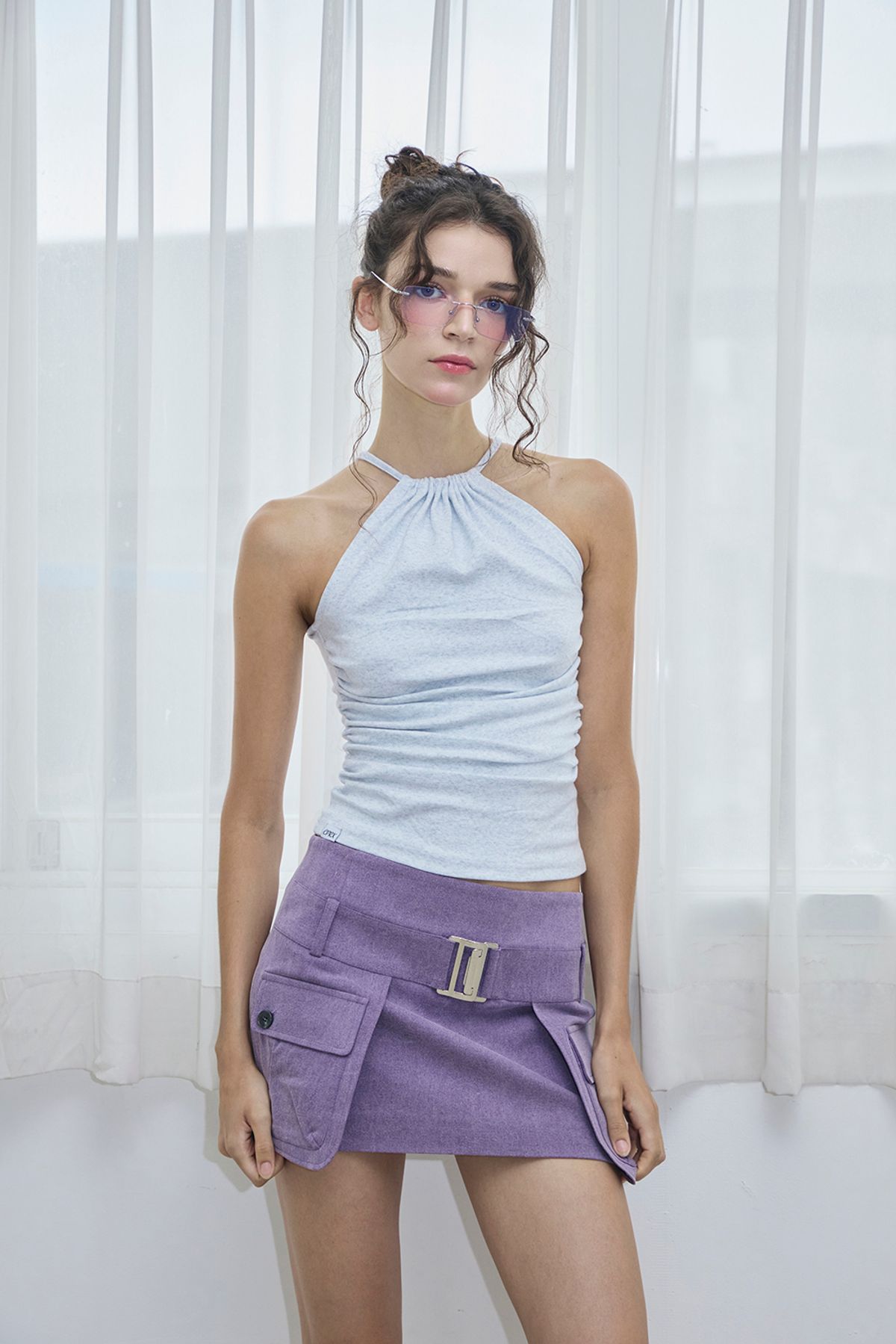 카프리슈(CAPRICIEUX) Nova halter top_grey