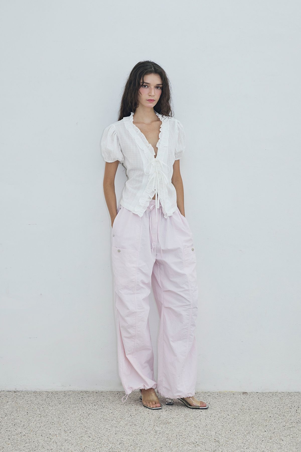 카프리슈(CAPRICIEUX) Aura cargo pants_pink