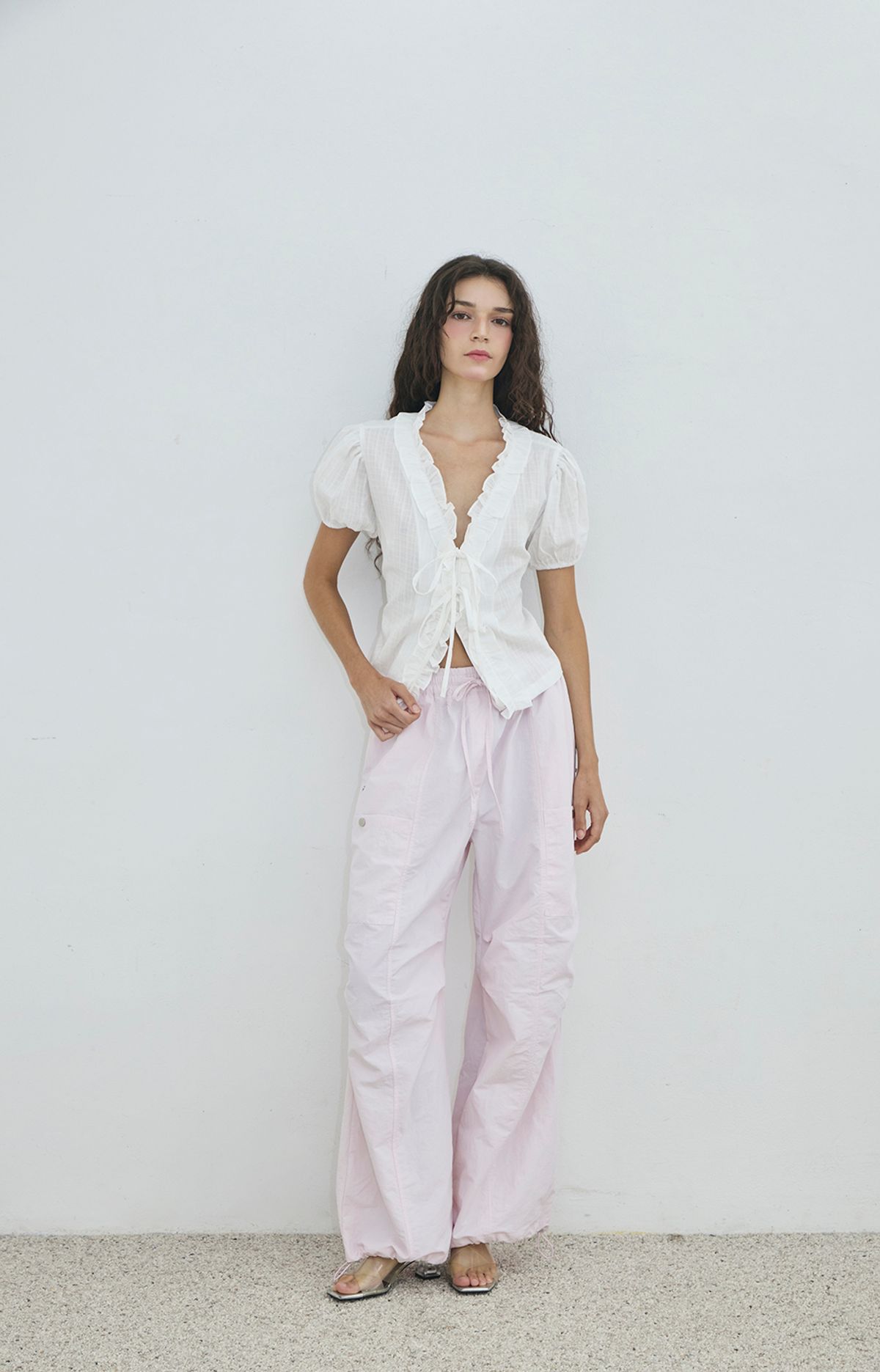 카프리슈(CAPRICIEUX) Aura cargo pants_pink