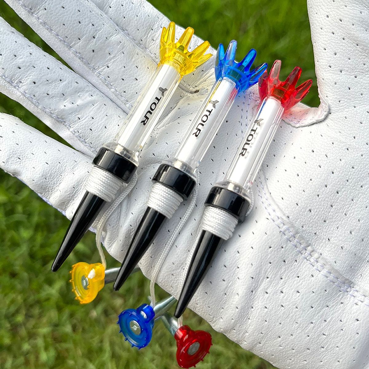 투어골프(TOURGOLF) TG 비거리향상 높이조절 자석 골프티 20P 세트