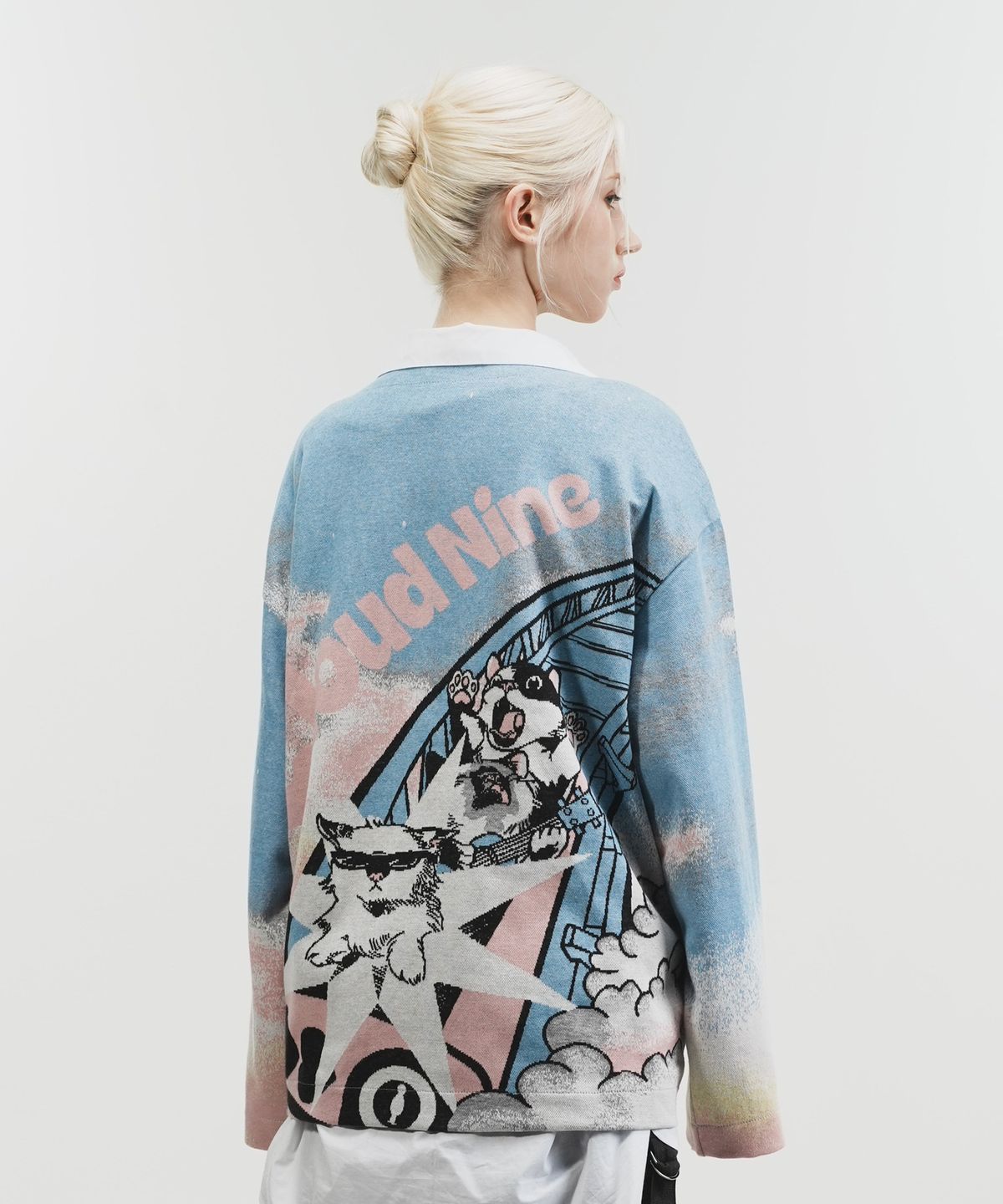 페노메논시퍼(PHENOMENON SEEPER) ROLLAR COASTER CARDIGAN