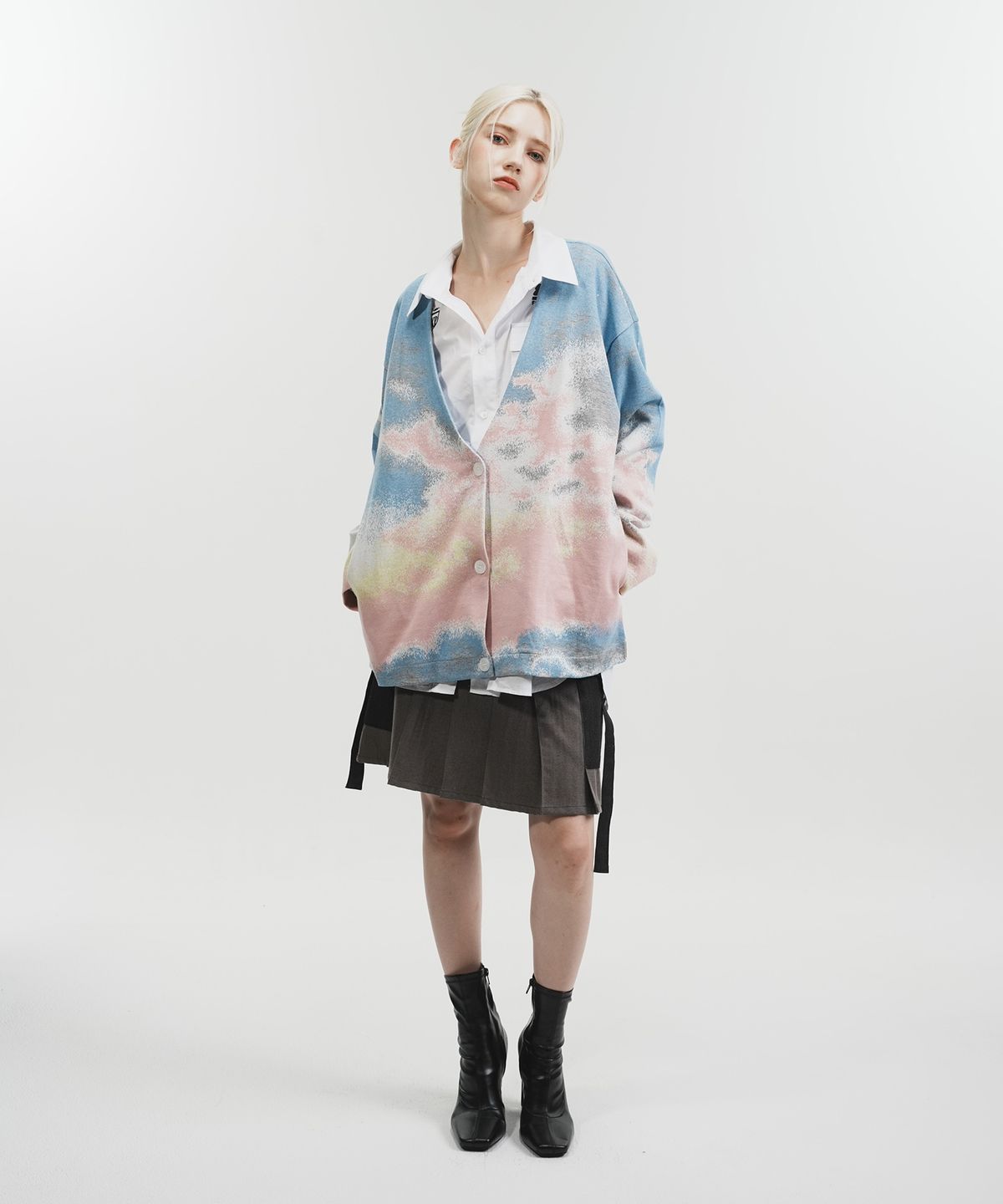 페노메논시퍼(PHENOMENON SEEPER) ROLLAR COASTER CARDIGAN