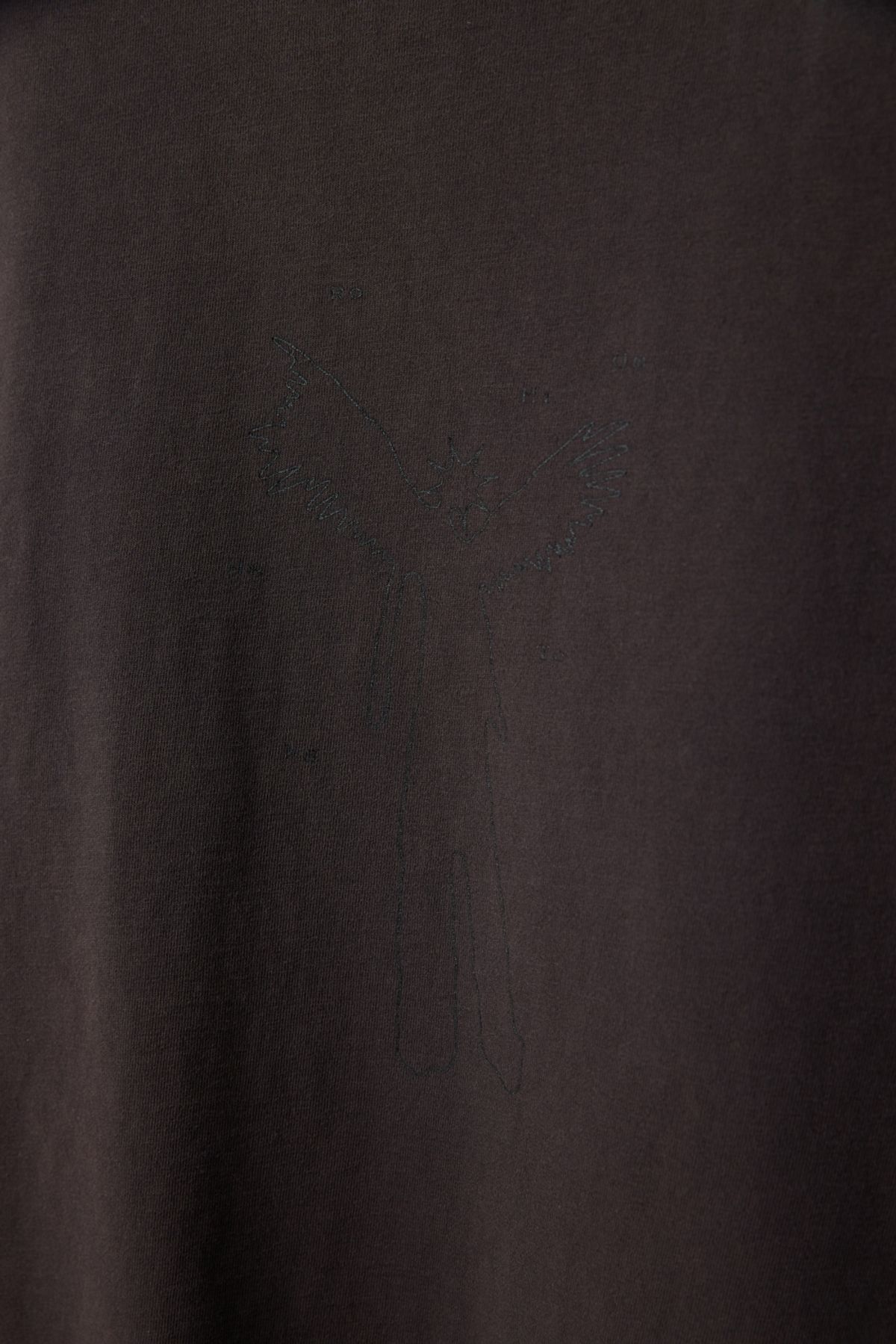 해칭룸(HATCHINGROOM) Angel Flash Man Tee 1/2 Brown Charcoal