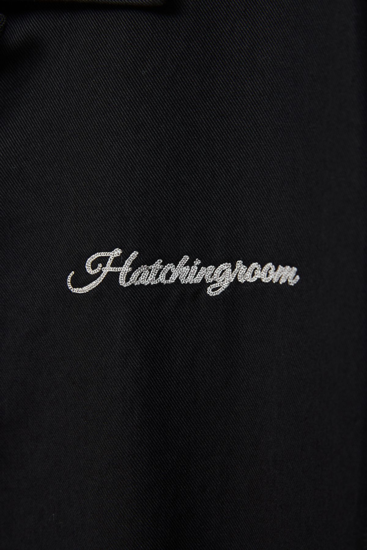 해칭룸(HATCHINGROOM) Camp Collar Shirt Tencel Black