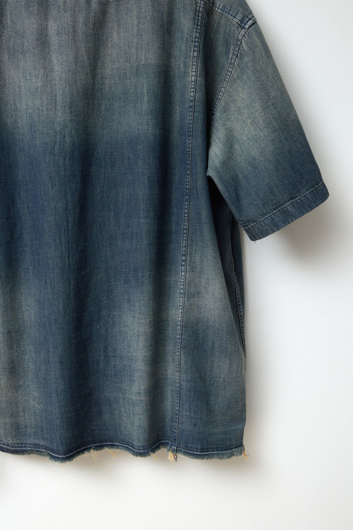 해칭룸(HATCHINGROOM) Over Shirt Denim Blue