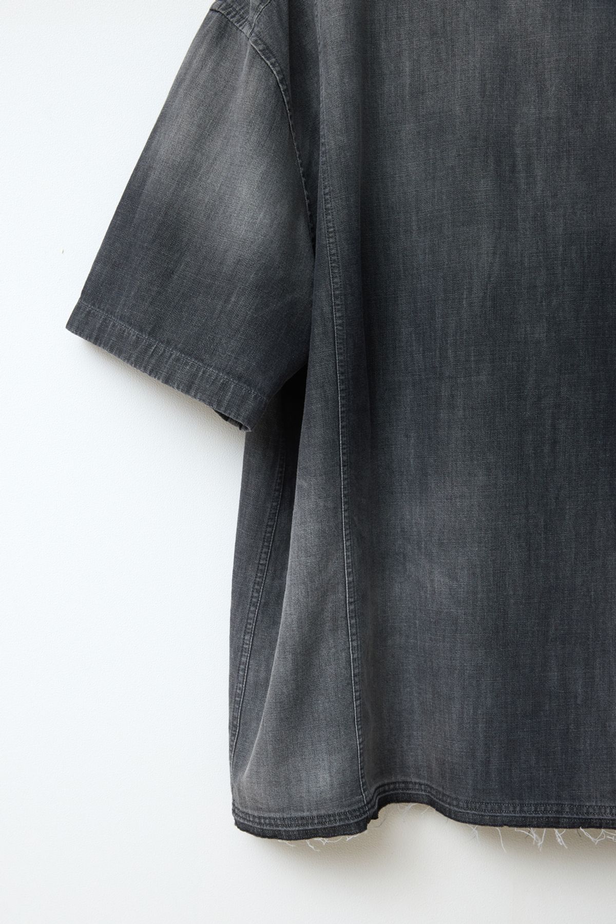 해칭룸(HATCHINGROOM) Over Shirt Denim Grey