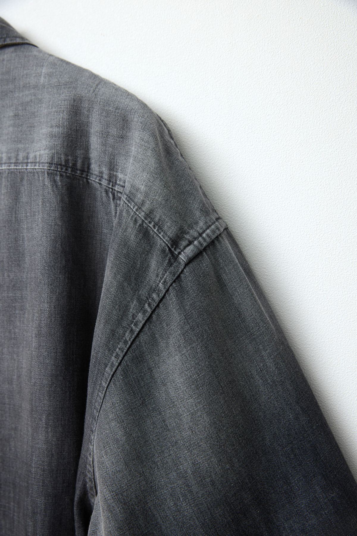 해칭룸(HATCHINGROOM) Over Shirt Denim Grey