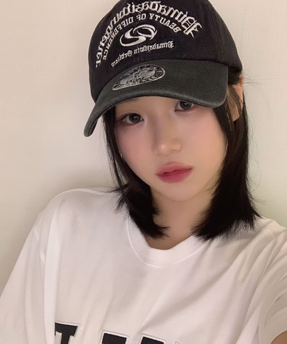 피마다지윈(PIMADAZIWIN) Denim Logo Ballcap_[Black Charcoal]