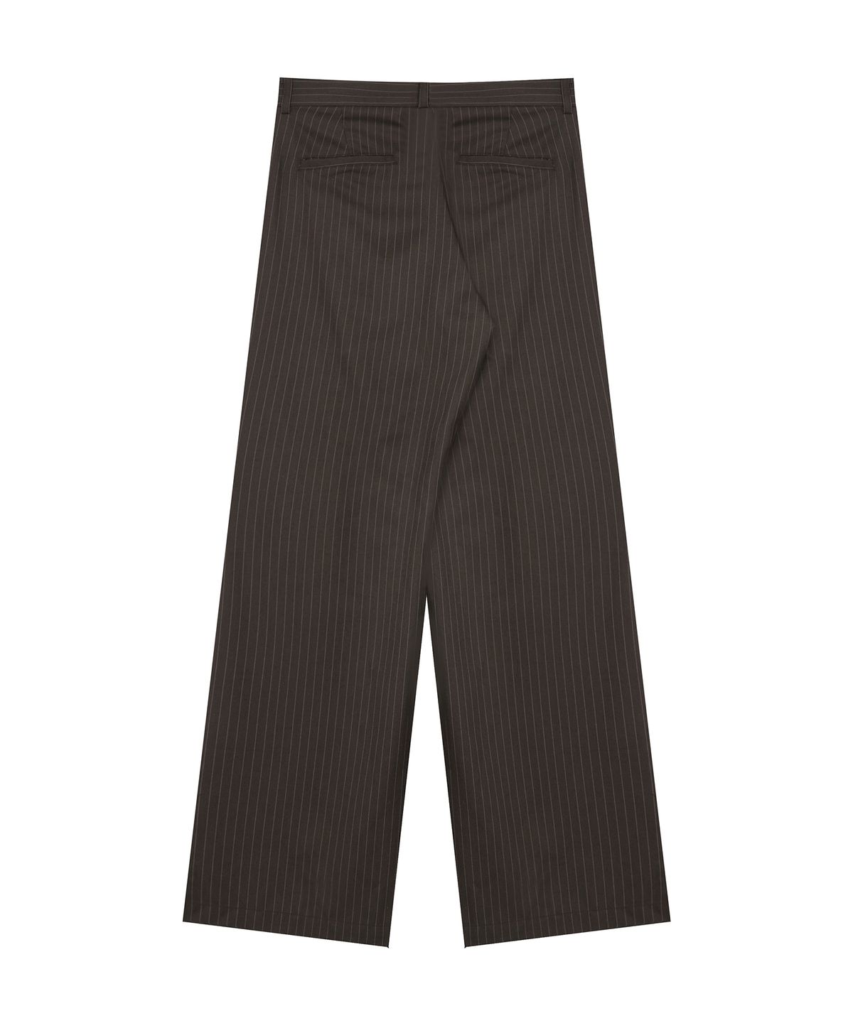라티젠(LARTIGENT) L19 CHECK PLEATS WRAP SET(BROWN)