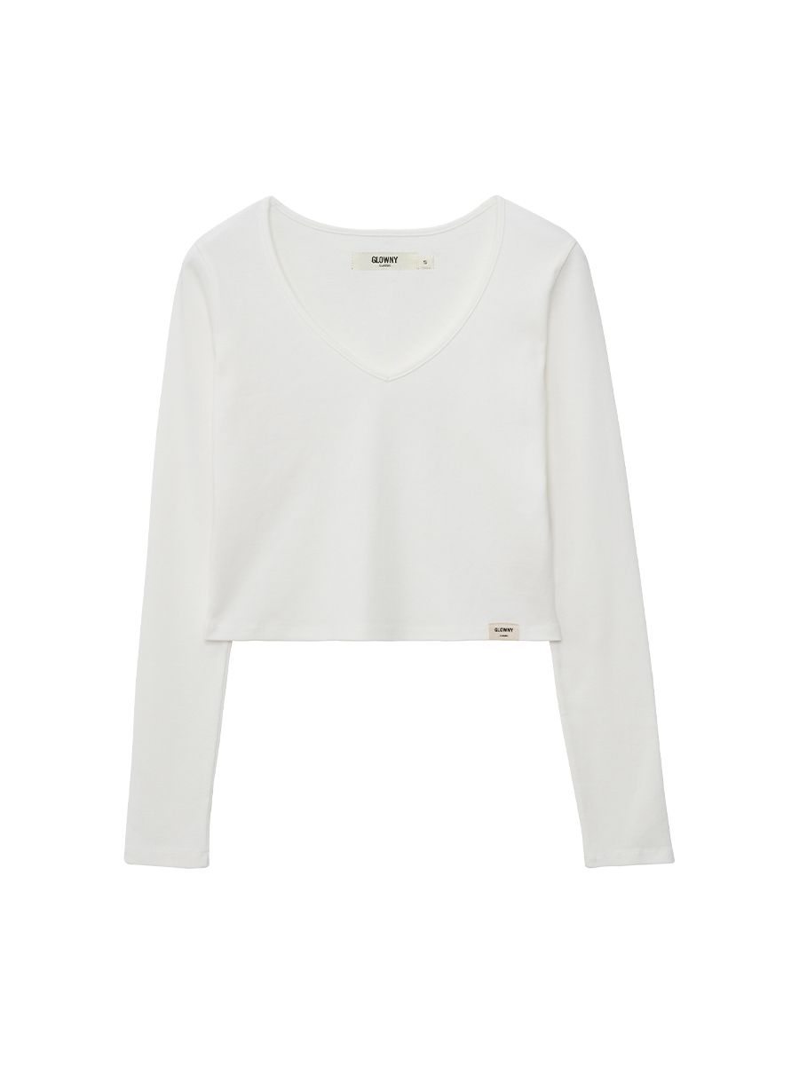 Tシャツ(長袖+七分) GLOWNY G CLASSIC V-NECK LONG SLEEVE MUSINSA | GLOWNY G CLASSIC V-NECK LONG SLEEVE (NAVY)