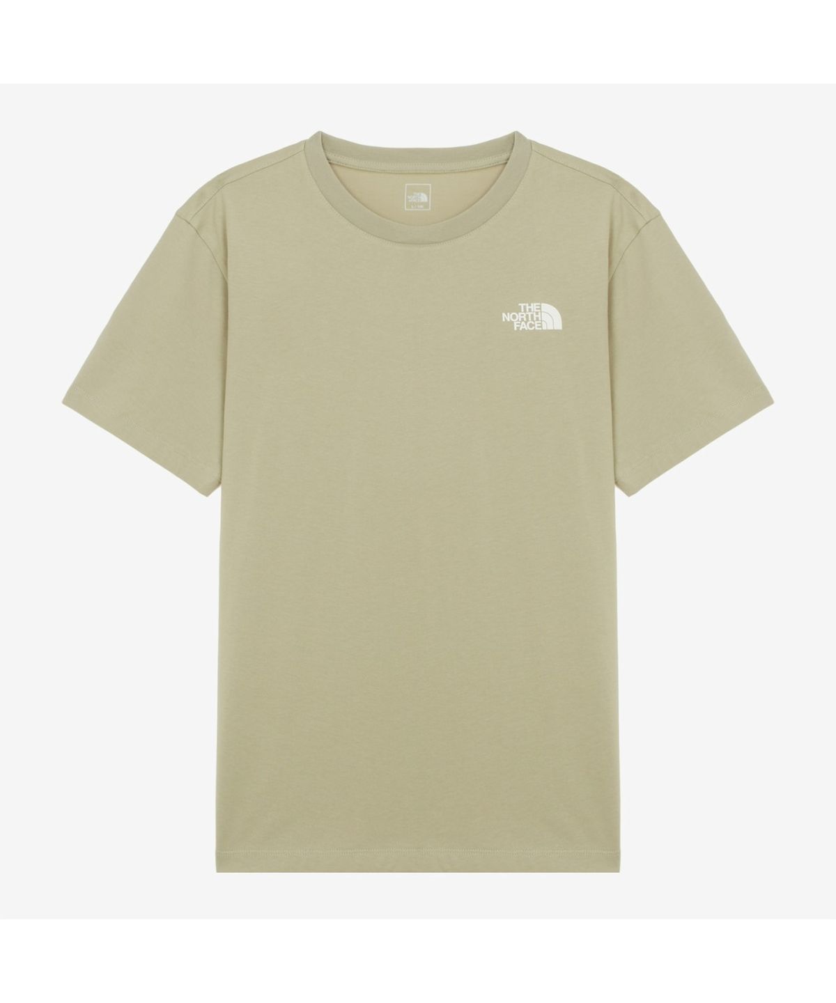 노스페이스(THE NORTH FACE) NT7UR61E 순경음 반팔 라운드티 SLATE KHAKI
